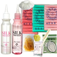 자브 실크 프로테인 멀티펌 셀프펌 파마도구셋트 120ml, 펌셋트(롯드5호6호7호), 1개