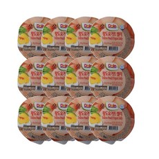 Dole 컵젤리 황도요거트 동원, 200g, 12개