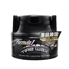 Formula 1 晶炫輪胎蠟 快速恢復光澤 防止老化龜裂 操作簡單, 1個