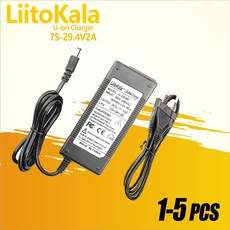 1-5pcs LiitoKala 29.4V 2A 7S 전기 자전거 리튬 배터리 충전기 V 팩 커넥터, [04] 30pcs 29.4V4A