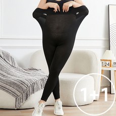 로즈엘리 1+1 쭉쭉쫀쫀 비스코스 스판 레깅스 2장세트