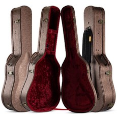 기타 하드케이스 통기타 가방 클래식 충격흡수 어쿠스틱 케이스 숄더, 20. 40/41 코트무늬 숄더