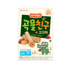 아이배냇 곡물친구, 고구마, 40g, 6개