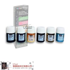 Pebeo貝比歐 Mixed Media綜合彩繪顏料組(20ml)，色彩鮮明、易於混合，激發無限創意, Vitrail和Prime