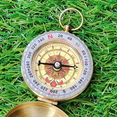 장식품 미니나침반 등산나침반 야간용 인테리어 금색 실내장식 86608PC 1(pc)