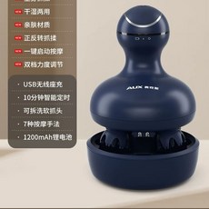 Alljoy 무선 두피마사지기 머리지압기, 파란색, C. 파란색