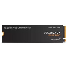 WD 블랙 SN7100 NVMe SSD 검정 500 기가바이트, WD 블랙 SN7100 NVMe SSD 검정 500 기