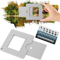 뷰파인더 슬라이딩 메커니즘과 ND 필터 셔터 스피드 비교 카드 — 드로잉 스케치 사진 촬영 퀼팅 등용, 뷰파인더 슬라이딩 메커니즘과 ND 필터 셔터 스피드 비