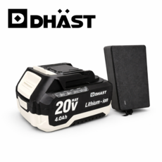 다스트 20V 4.0Ah 리튬이온 마끼다 호환 전동공구 배터리 세트 DT-BT2040, 1개