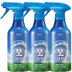 해피바스 필쏘굿 풋샴푸 500ml x3개 보송보송 향기로운 발