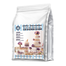 大福 白色草莓口味 捏塑翻糖 1kg - 烘焙裝飾首選 輕鬆打造夢幻甜點, 1個