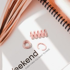 셀프 똑딱이 제본링 바인더링 루즈링 10mm 12mm 14mm 16mm 30공바인더링 플라스틱 제본링 셀프제본링 잘라쓰는 제본링 노랑 검정 화이트 하늘 민트 핑크 제본 스프링