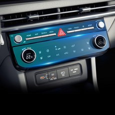 유투카 호환 투싼 NX4 페이스리프트 네비게이션 공조기 액정보호 필름 자동차 용품, 공조기 필름 2P [PE], 1GB