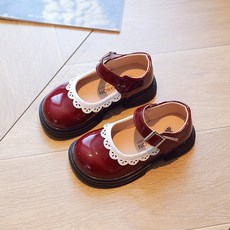 바이시유 아동구두 여아 키즈구두 플랫 슈즈 찍찍이 공주 메리제인 단화 신발 뽀로