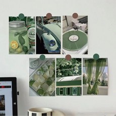 감성아트몰 인테리어 포스터 세트 모음 감성 엽서 빈티지, 데일리 그린