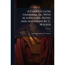 (영문도서)A Copious Latin Grammar Tr. With Alterations Notes And Additions By G. Walker Paperback, Hutson Street Press, English, 9781024338805
