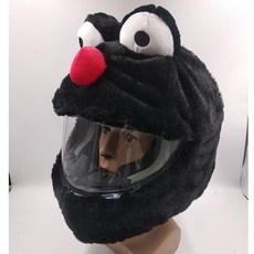 라이더 핫템23종 오토바이헬멧커버 탑박스 하이바, 빅아이 블랙