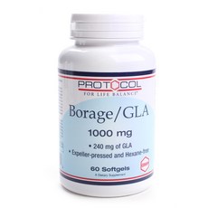 PROTOCOL FOR LIFE BALANCE 無麩質琉璃苣GLA軟膠囊 1000mg, 1個, 60 件