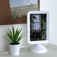 이케아 포토테이블 액자 미니 양면 작은 피콘트레드, 1개, 화이트