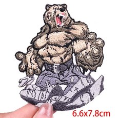 크로스핏 무드 근육 동물록 스포츠 아이언 온 의류용 열접착, [37] 크로스핏패치 PE5683CT, 1개