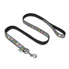 Spongebob Squarepants for Pets Characters Best Friends 1.2m(4피트) 강아지 목줄 (121.9cm(48인치)) | 니켈로디언 스폰, 1개