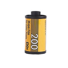200 35mm 필름 36 노출 롤 LOMO 카메라 용 네거티브 필름 M35 M38 H35 카메라와 호환 가능 컬러 인쇄 필름, 주황색