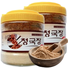 청국장 국내산청국장가루 분말 국산콩 옛날청국장 500gx2통 생청국장 청국장콩, 500g, 2개