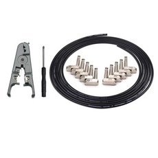 SAPHUE 기타 베이스 패치 멀티 이펙트 페달 납땜 없는 페달 보드 케이블 키트 3m(10피트) 10팁 커넥터 6.35 모노 플러그 페달용 DIY 맞춤형 5개 283044, Angle Plugs Cable Kits