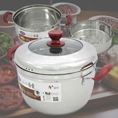 남선 러브송 인덕션 스텐 찜 곰솥 24CM, 1개