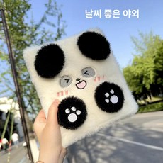 포토카드앨범 6공 포카바인더 털 포카홀더북 콜북 속지, 1매, 포포우 블랙 베어 카드 앨범