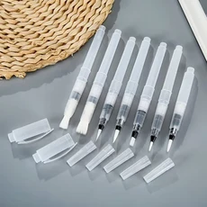 7pcs 수채화 브러쉬 펜 리필 가능 그림용 물감 붓, 1개