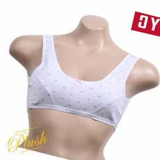 리본 포인트 백색나염 메가스타 주니어브라 1단계