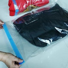 초대형 매트리스 압축팩 장롱 정리 이불 압축 파우치 토퍼 캐리어 진공 여행용 포장 압축기 롱패딩 압축랩, 1개, 1매입