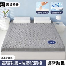 乳膠牀墊遮蓋物家用臥室軟墊牀褥鋪底學生宿舍單人加厚記憶棉墊被