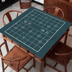 象棋墊 靜音防滑正方形大號墊子 撲克棋牌室加厚耐磨蓋布墊 軟式遊戲墊 象棋桌墊, 1個, 象棋墊/淺灰色/防滑耐磨,40x40cm（樣品）