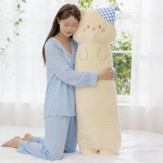 Fowod 당일발송 대형 동물 바디필로우 롱쿠션 생일선물, 곰돌이