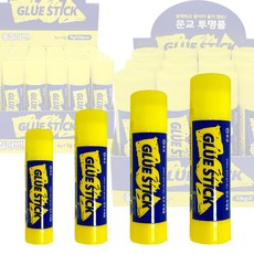 문교 투명 고체풀 1박스 종이 봉투 스틱 풀, 투명풀 9g 1박스