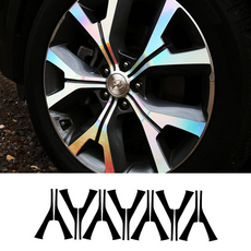 아이리온 팰리세이드 20인치 호환 휠마스크 스티커, 2018팰리세이드 전용_20인치_유광블랙+여유분, 1세트