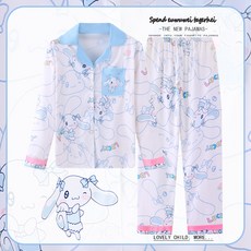 GOYES 산리오 잠옷세트 쿠로미 마이멜로디 시나모롤 홈웨어