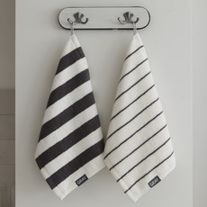 무한 그레이모달 고리수건 모달혼방 주방타월 키친크로스 (3매), 3개, 믹스