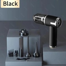 120000PA 미니 자동차 진공 청소기 휴대용 무선 휴대용 청소기 가전 제품 강력한 청소 기계 자동차 청소기, 4)Black Pro, 04 Black Pro