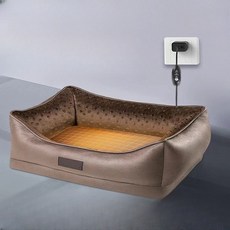 OKRA 고양이 온열 USB 전기 가열 방석, coffee, 1개