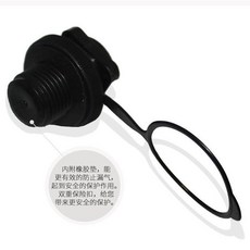 22mm 充氣船氣塞 黑色螺絲 氣閥配件, 1個, 波士頓氣閥, 波士頓氣閥