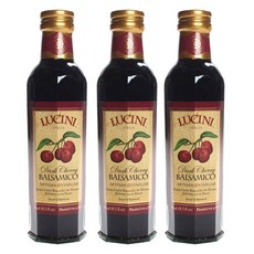 루치니 다크 체리 발사미코 아티산 비니거, 250ml, 3개