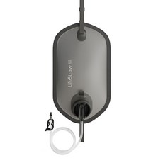 라이프스트로우 그래비티 정수 필터 8L 캠핑 정수기, 다크그레이, 1세트
