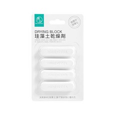 哈仔 HA ZAI 防潮勺子, 白色長方乾燥條*4塊, 1套