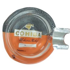 螢光黃色圓形 時尚居家裝飾 易於清潔, 高希霸煙灰缸, 1個