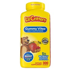 릴크리터스 [4개 SET] 구미 바이트 300정 (구미) Lil Critters Gummy Vites 300gummy 300정 300정 4개, 2개