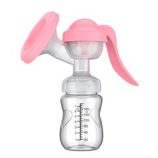 手動吸奶器便攜式擠奶器寶寶母乳集乳器孕婦吸乳器母嬰用品批發, 1個, 粉色-OPP袋裝:如圖
