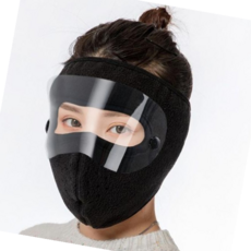 방한 뽀글이 넥워머 겨울목토시 자전거마스크, 그레이, 1개